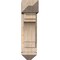 Ekena Millwork Merced Arts and Crafts Smooth Bracket w/ Offset Brace, Douglas Fir, 7 1/2"W x 20"D x 28"H BKT0806X20X28MRC03SDF - alternate 3